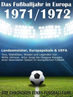 cover image of Das Fußballjahr in Europa 1971 / 1972